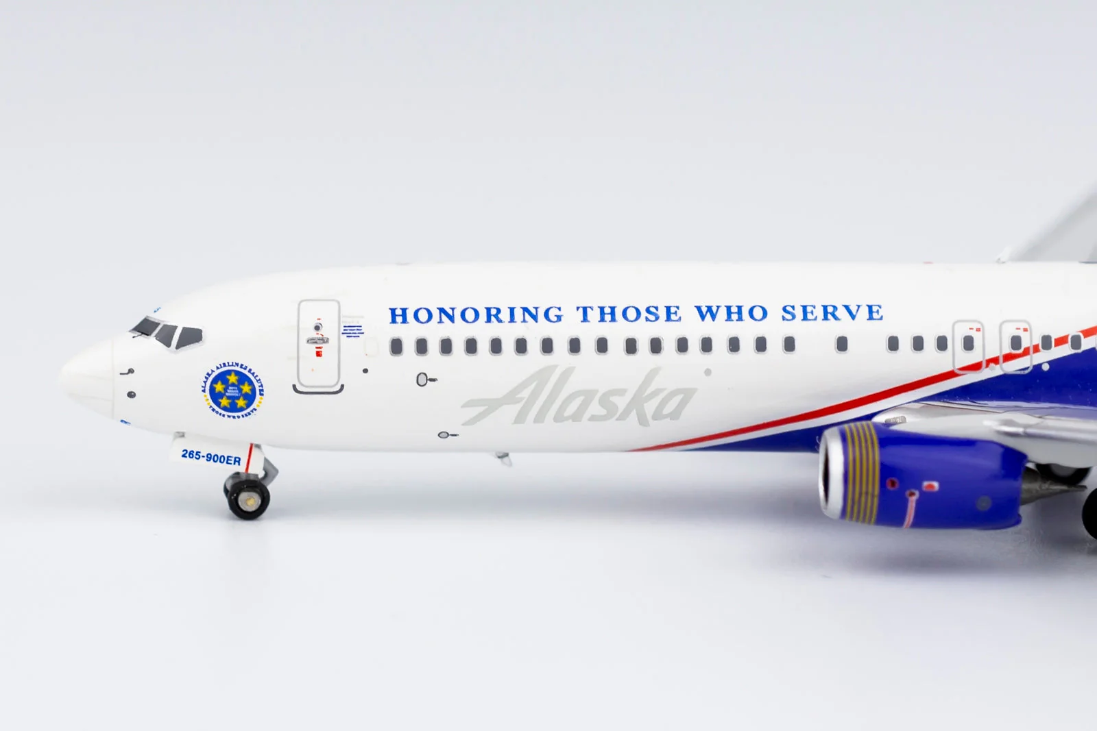 *1/400 Alaska Airlines B 737-900ER/w "Honoring Those Who Serve" NG Models 79007 - Image 2