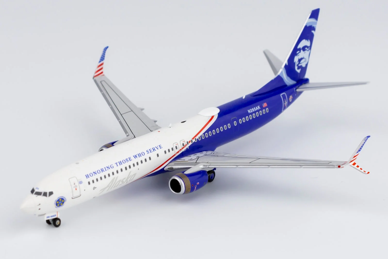 *1/400 Alaska Airlines B 737-900ER/w "Honoring Those Who Serve" NG Models 79007 - Image 4