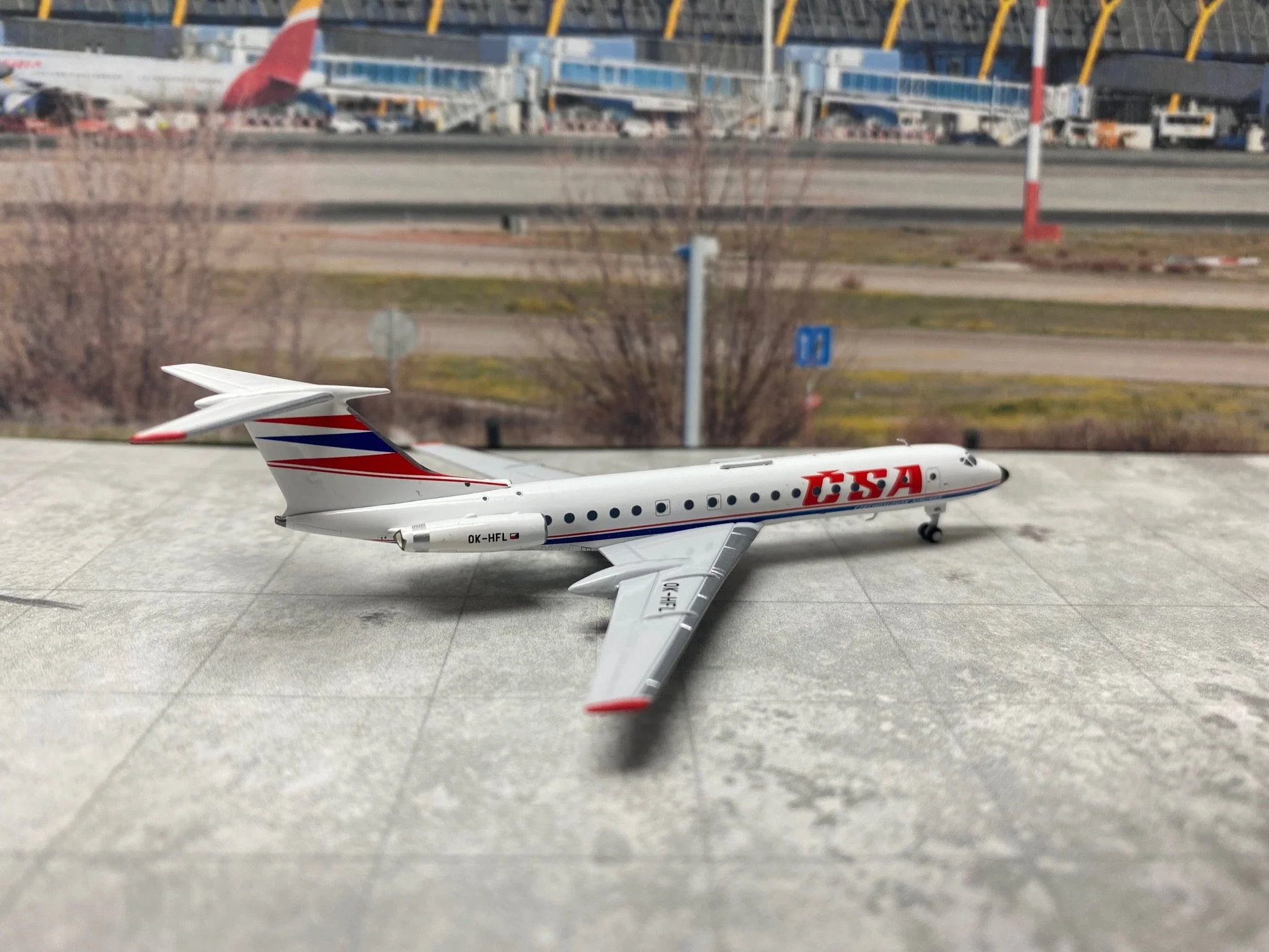 *1/400 CSA - Czech Airlines TU-134A Panda Models 202205 - Image 3