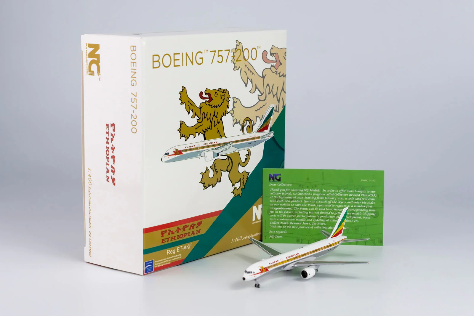 * 1/400 Ethiopian Airlines B 757-200 NG Models 53192 - Image 9
