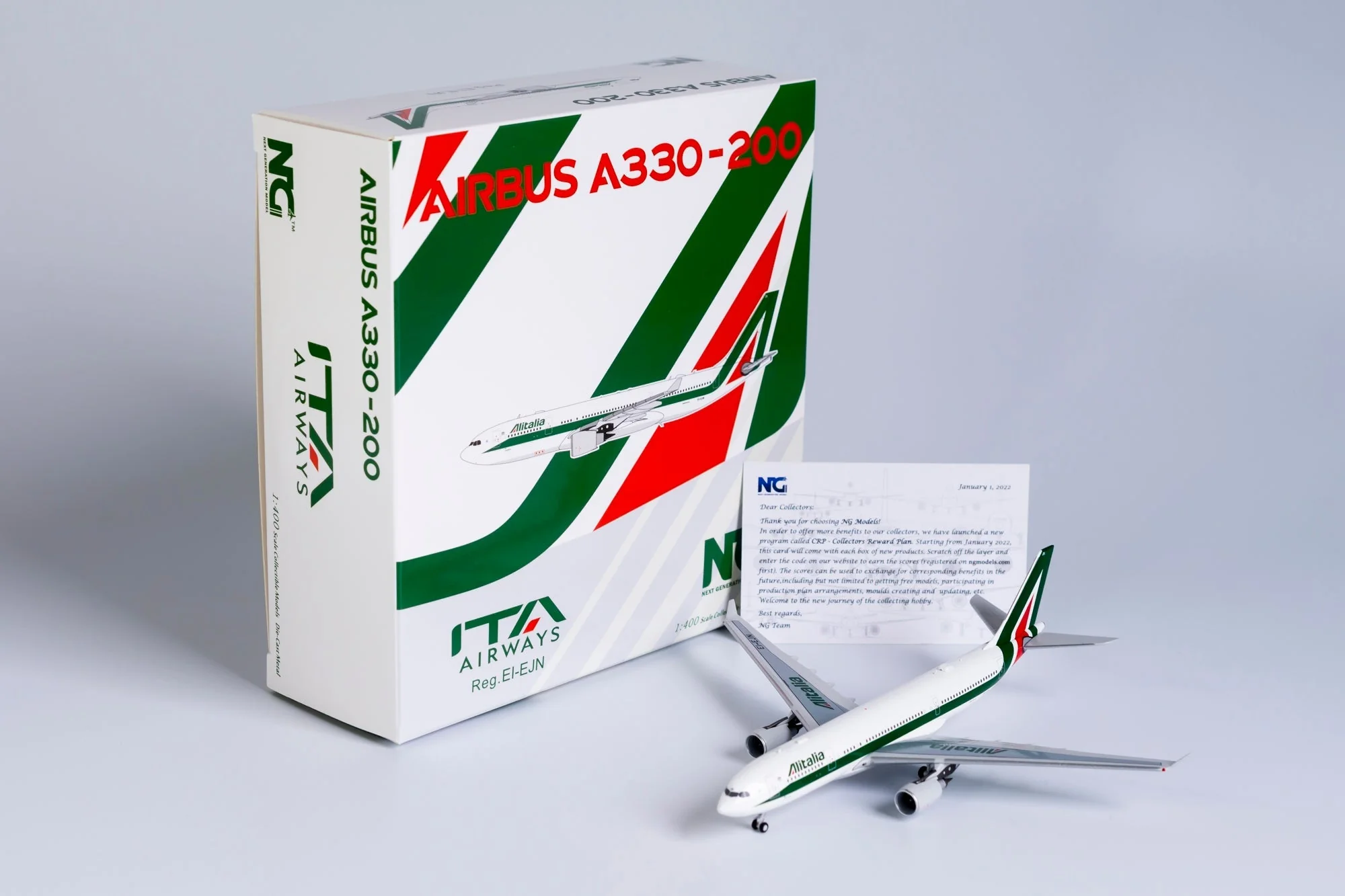 *1/400 ITA Airways A330-200 "operated by ITA sticker" "named Il Tintoretto" NG Models 61036 - Image 9