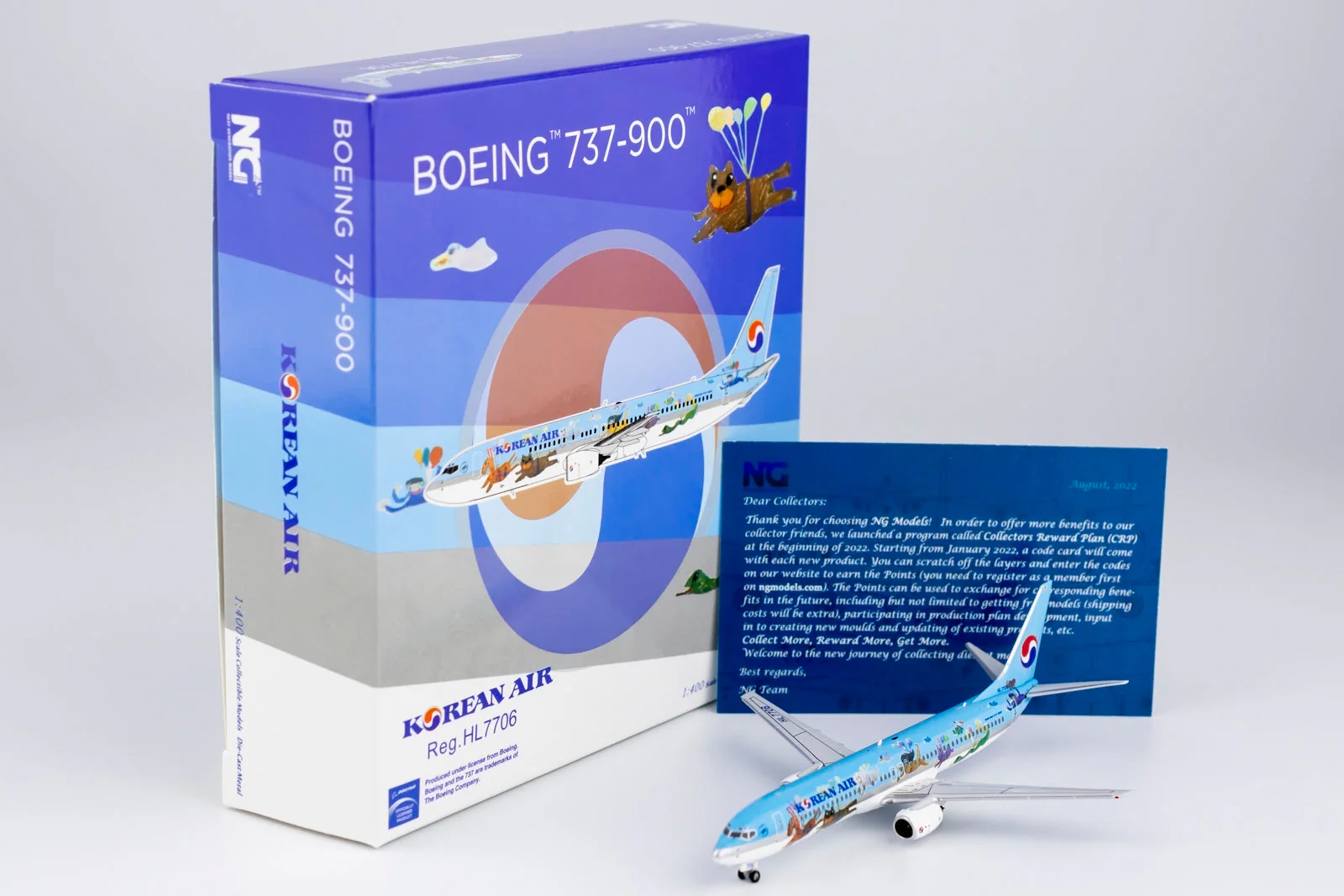 *1/400 Korean Air B 737-900 "Children's day" NG Models 79018 - Image 7
