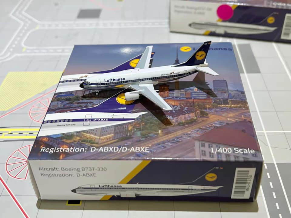 *1/400 Lufthansa B 737-300 "Euro 86" Miniature Models M4LH733A - Image 4