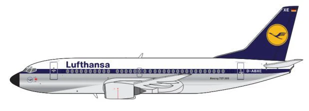 *1/400 Lufthansa B 737-300 Miniature Models M4LH733B - Image 6