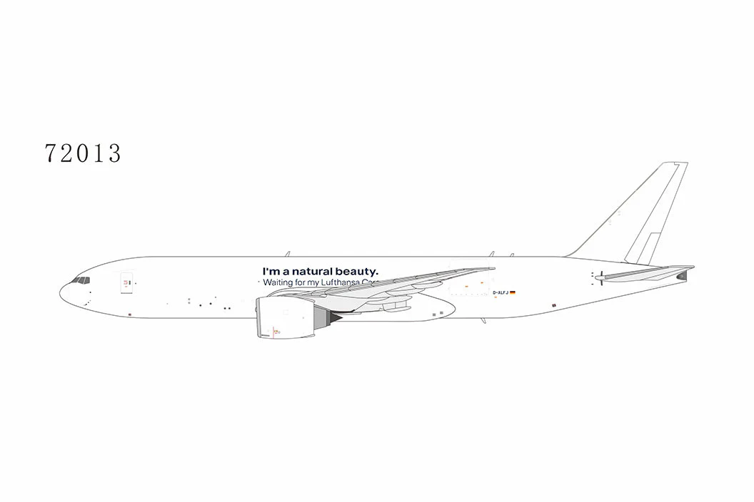* 1/400 Lufthansa Cargo B 777F "I'm a natural beauty" NG Models 72013 - Image 10
