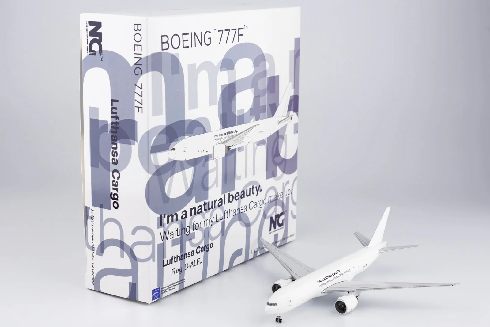 * 1/400 Lufthansa Cargo B 777F "I'm a natural beauty" NG Models 72013 - Image 8