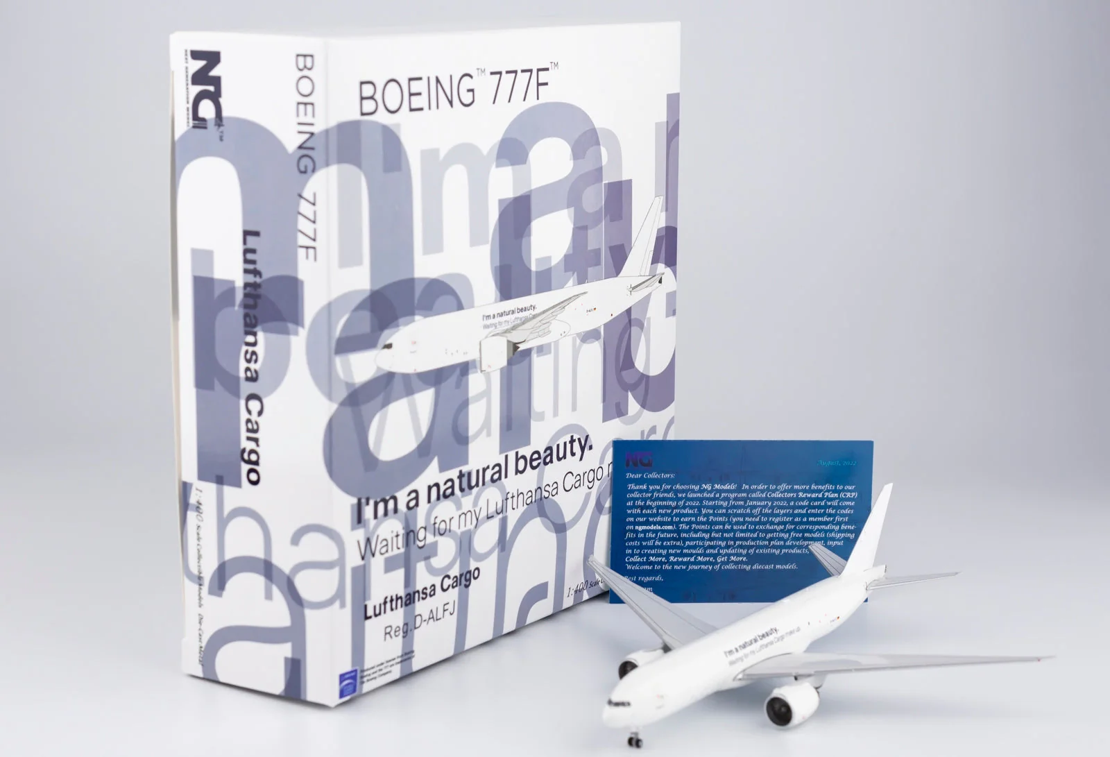 * 1/400 Lufthansa Cargo B 777F "I'm a natural beauty" NG Models 72013 - Image 9