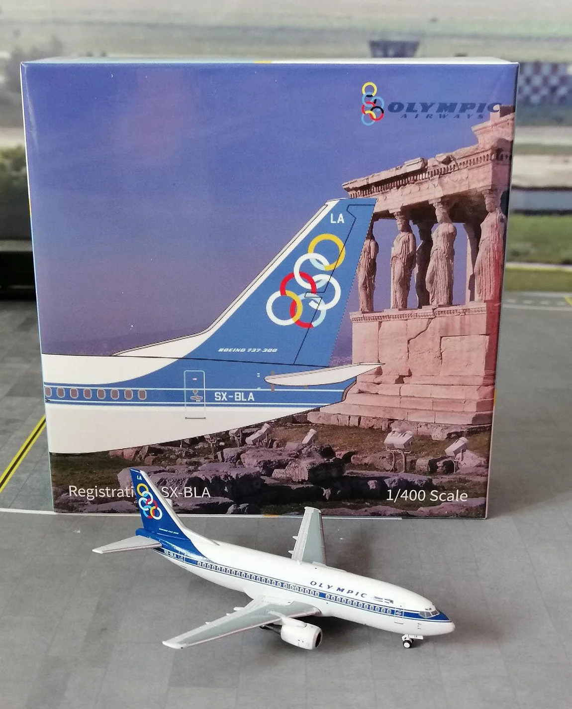 *1/400 Olympic Airlines B 737-300 Miniature Models M4OA733A - Image 6