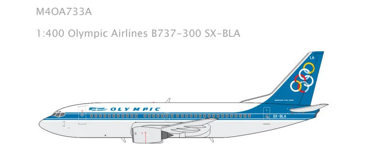 *1/400 Olympic Airlines B 737-300 Miniature Models M4OA733A - Image 7