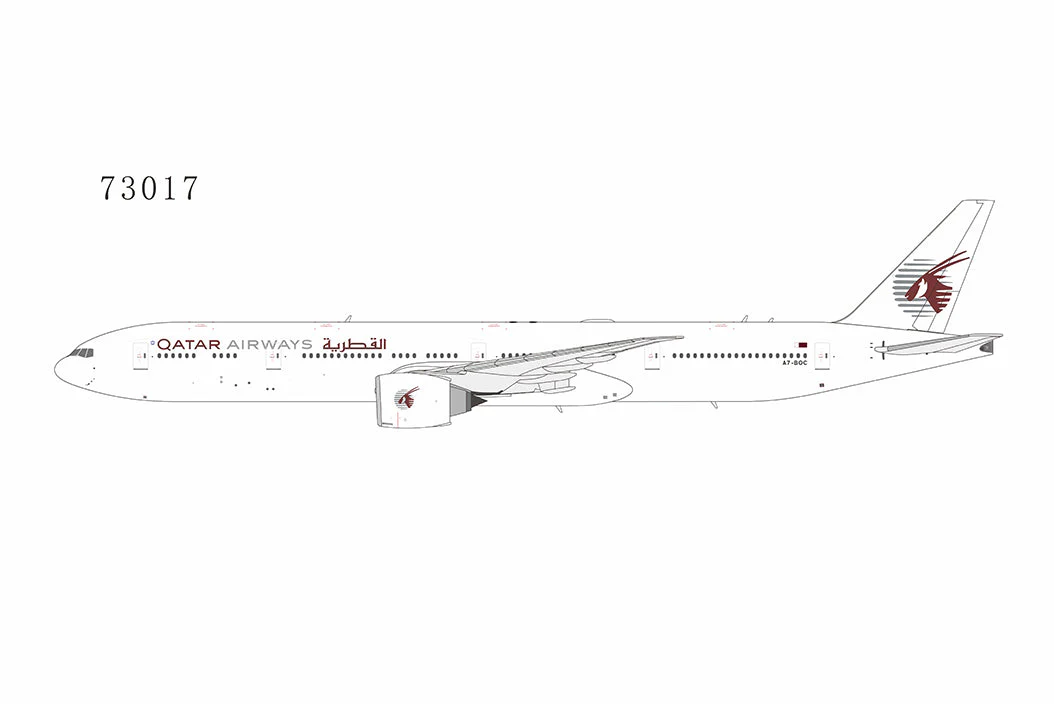 * 1/400 Qatar Airways B 777-300ER "Retro Livery" NG Models 73017 - Image 11