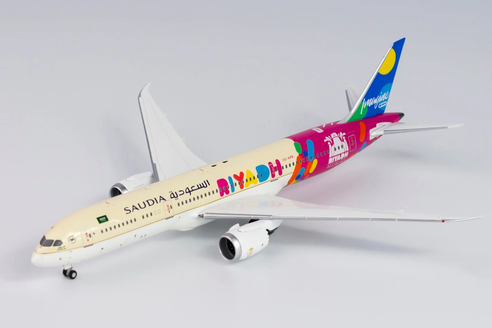 * 1/400 Saudi Arabian Airlines B 787-9 "Riyadh Season Livery" NG Models 55081 - Image 4