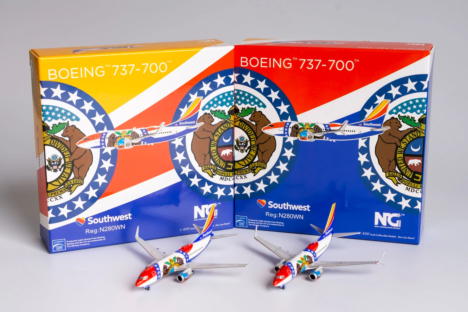 *1/400 Southwest Airlines B 737-700/w "Missouri One" NG Models 77015 - Image 11