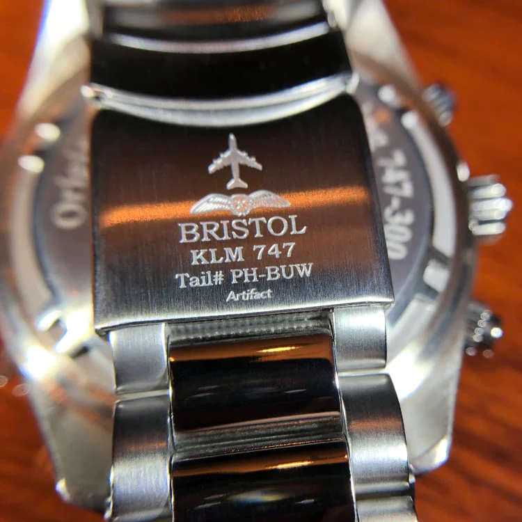 747 Tribute Watch - Black Dial - Image 4