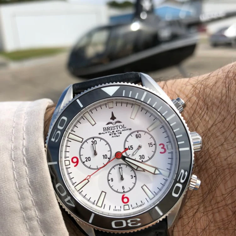 747 Tribute Watch - White Dial - Image 6