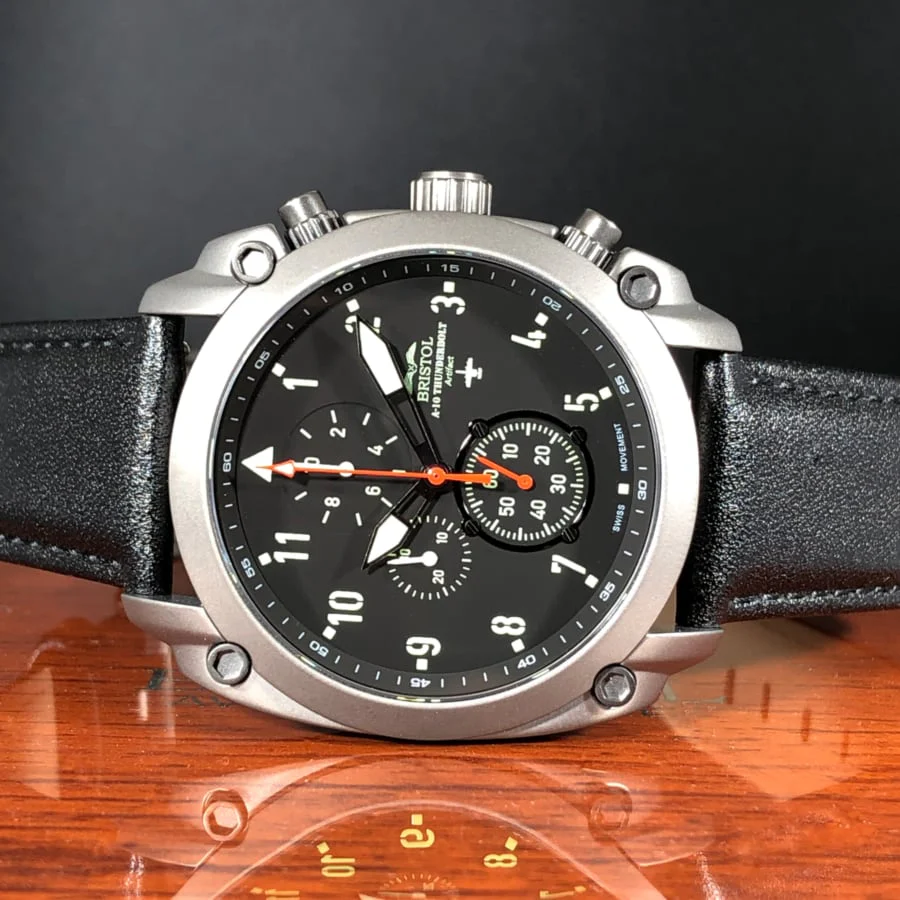 A-10 Thunderbolt Tribute Watch - Black Dial - Image 3
