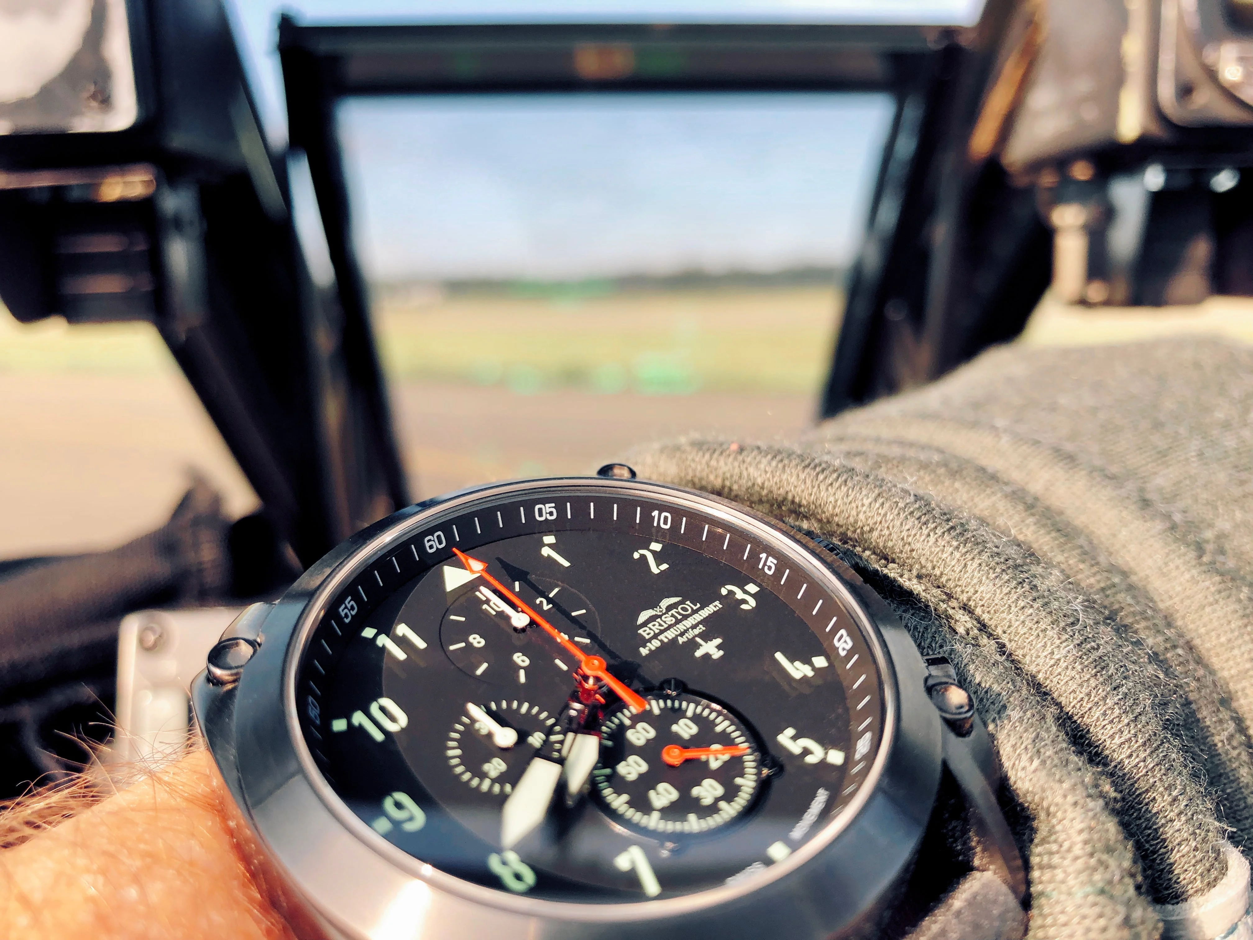 A-10 Thunderbolt Tribute Watch - Black Dial - Image 5