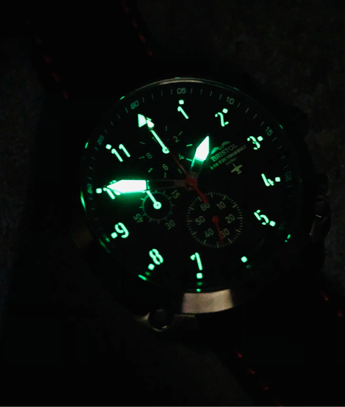 A-10 Thunderbolt Tribute Watch - Black Dial - Image 7