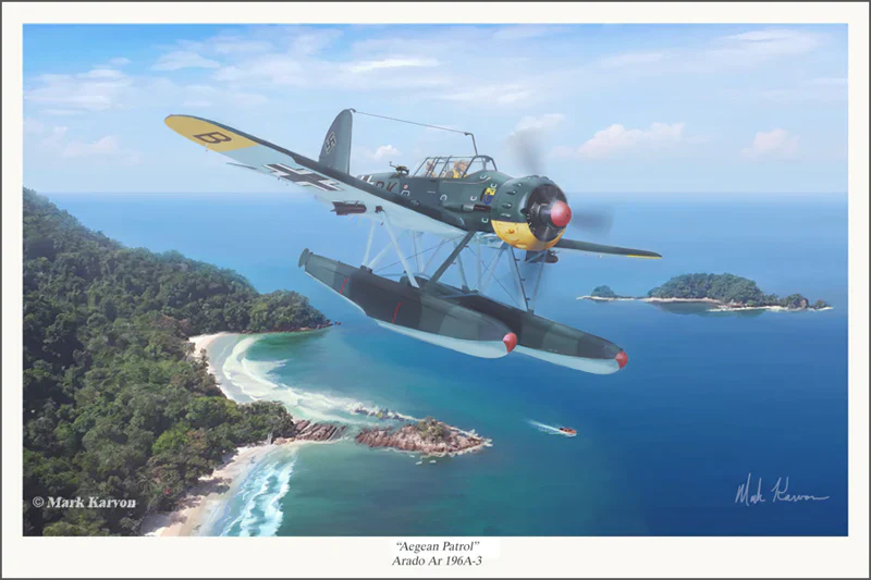 Arado Ar 196A-3 - "Aegean Patrol" Print