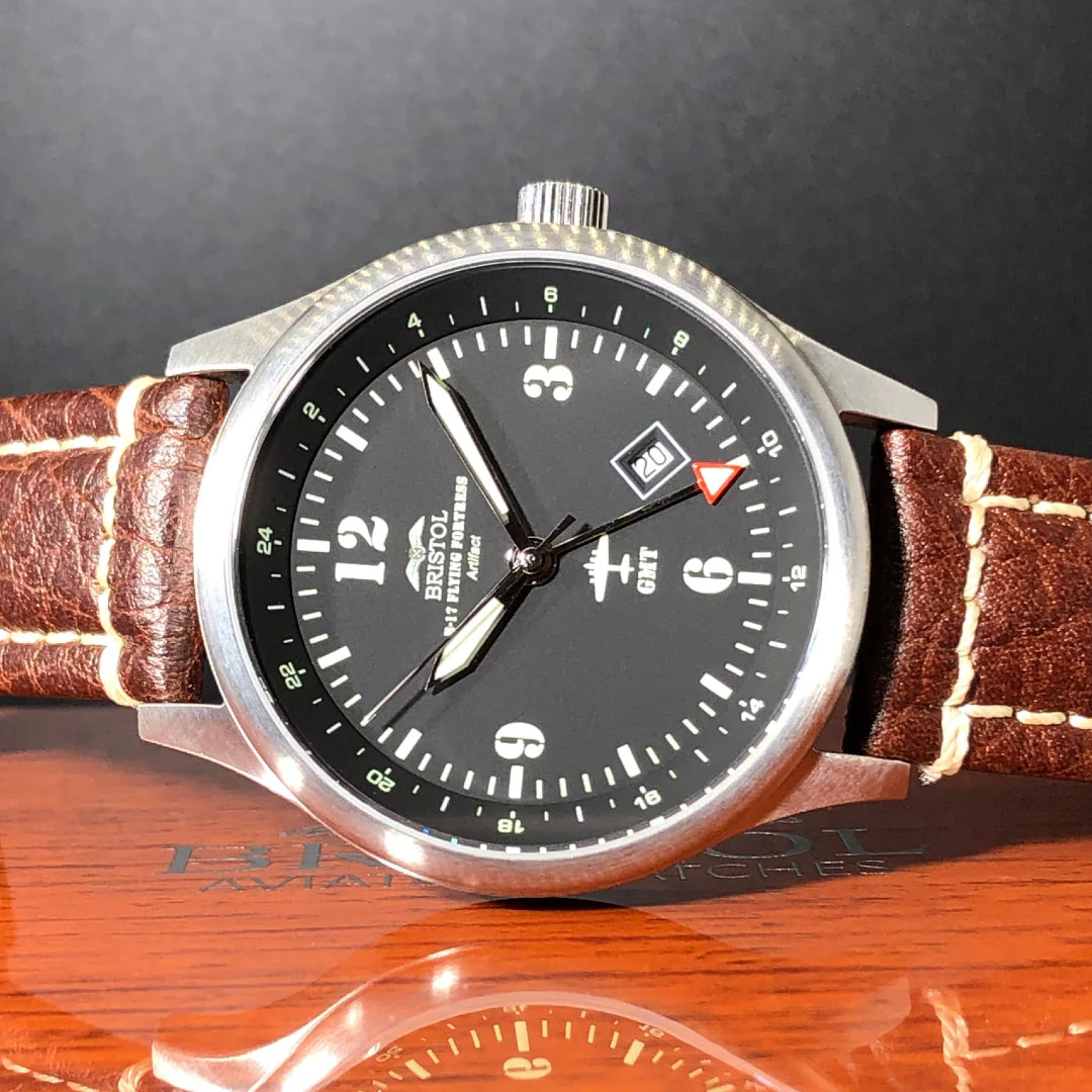 B-17 Tribute Watch - Black Dial - Image 4