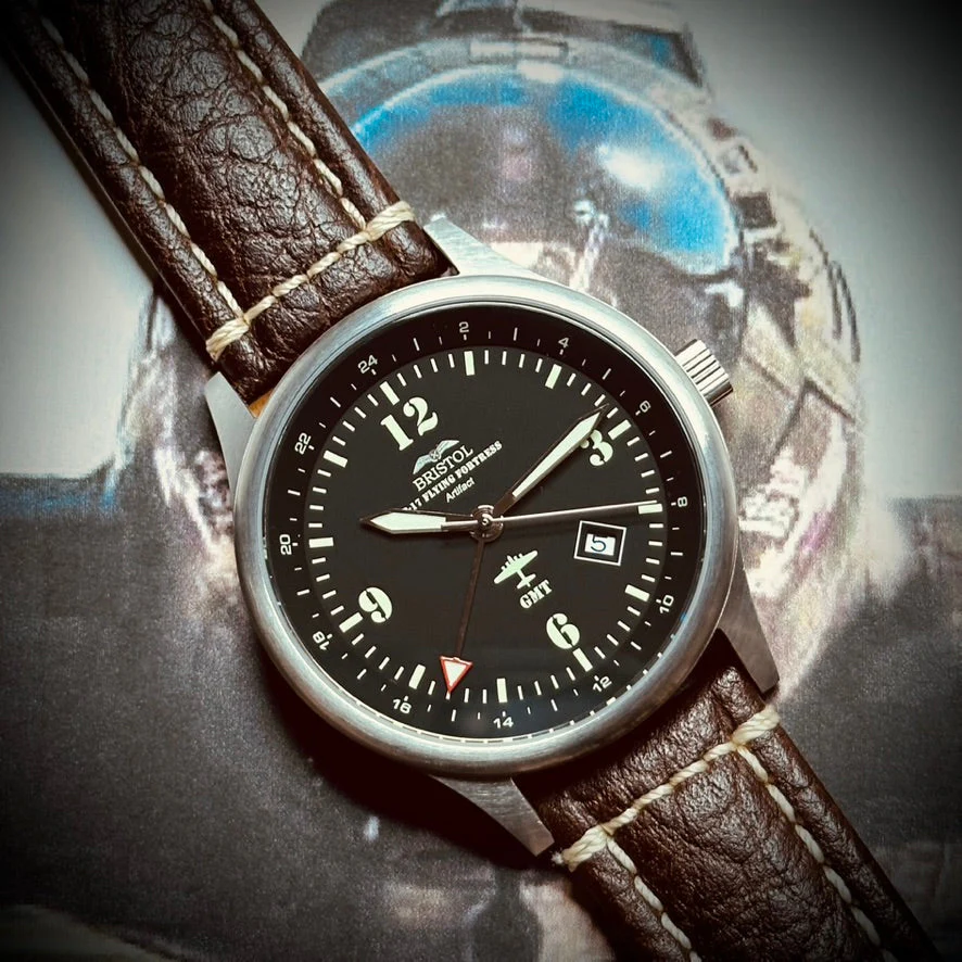 B-17 Tribute Watch - Black Dial - Image 5