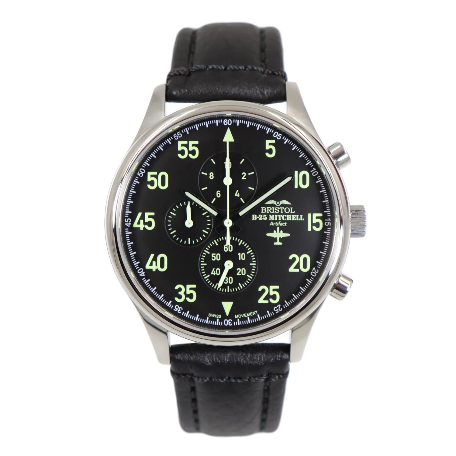 B-25 Mitchell Tribute Watch - Black Dial