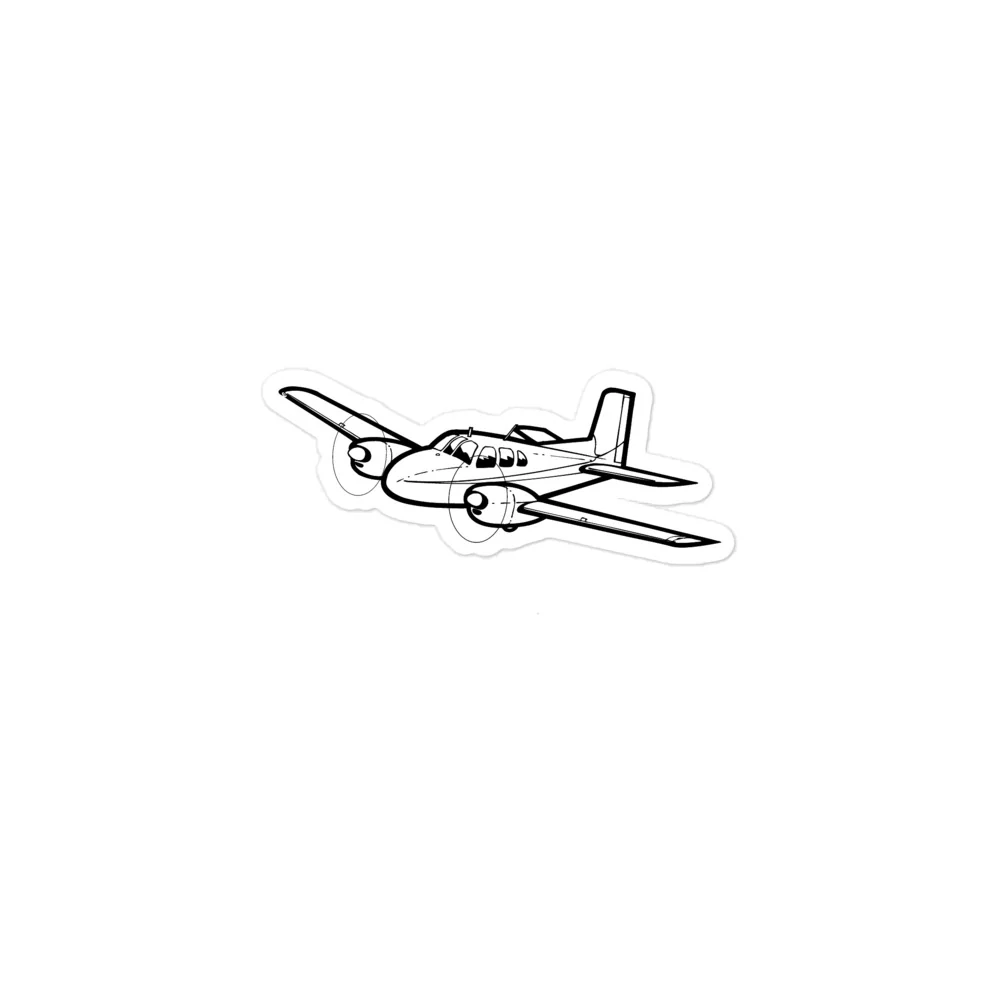 Beechcraft Twin Bonanza Powerhouse 2 Sticker - Image 2