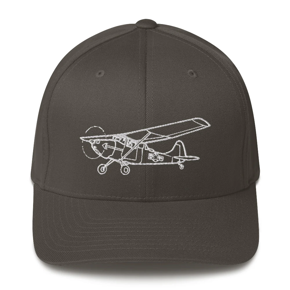 Cessna Bird Dog - Military Scout Embroidered Hat - Image 3