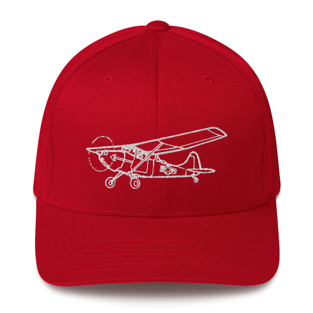 Cessna Bird Dog - Military Scout Embroidered Hat - Image 6