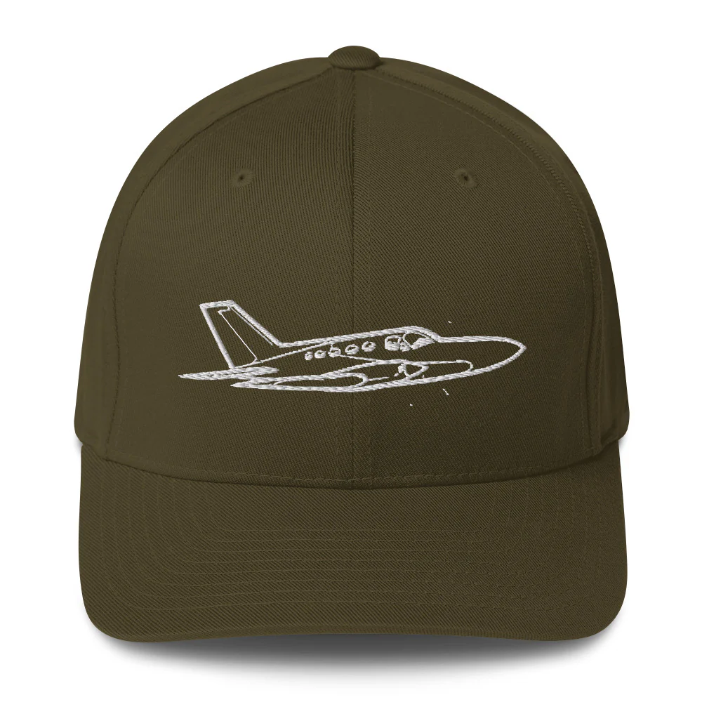 Cessna C-414 Luxury Chancellor Embroidered Hat - Image 4