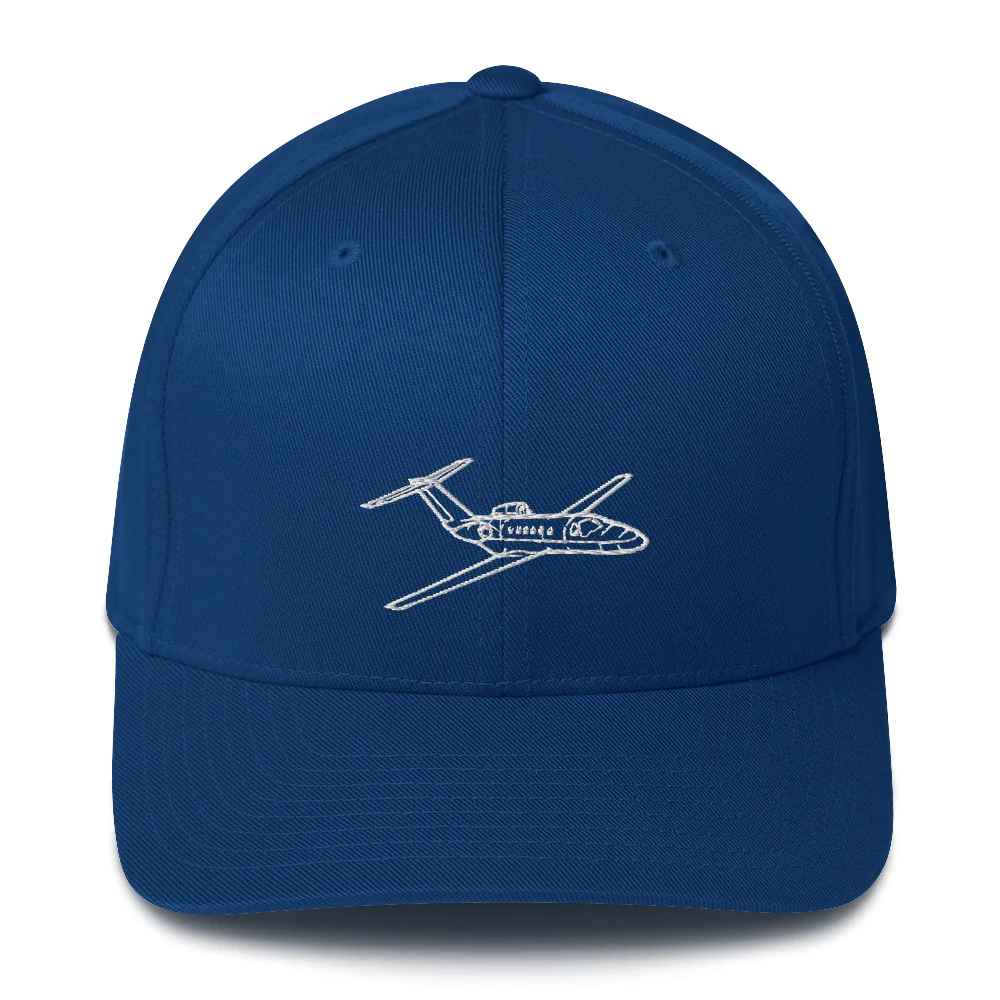 Cessna Citation CJ3 Business Jet Embroidered Hat - Image 4