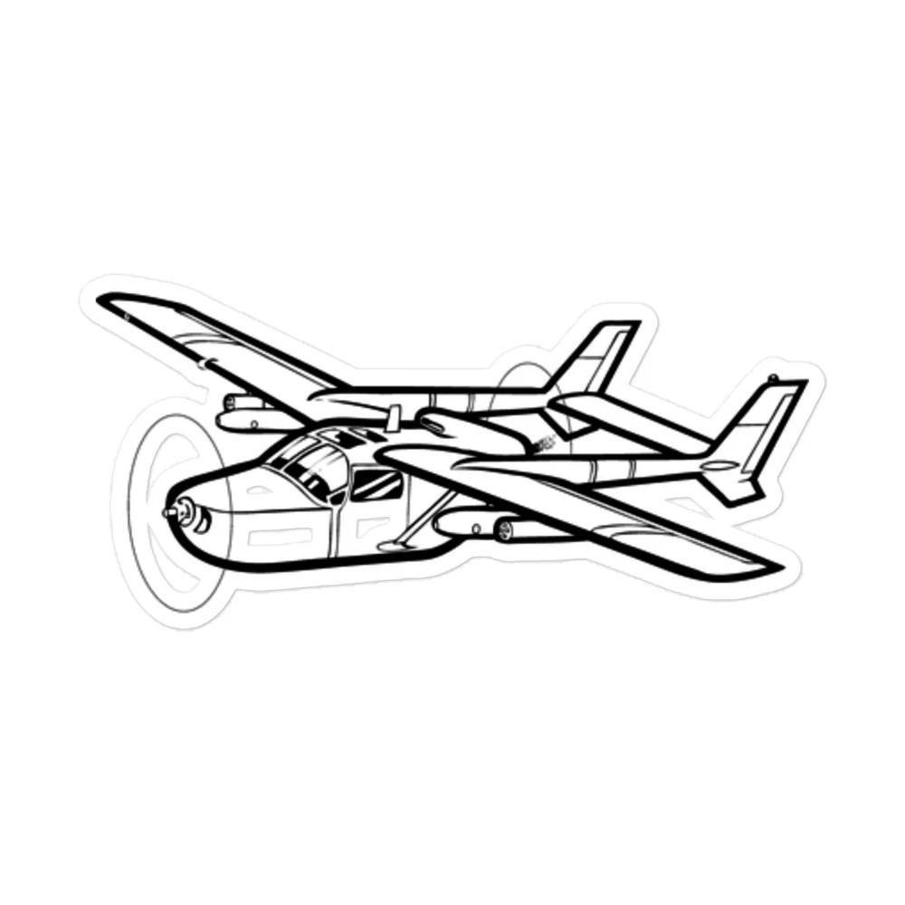 Cessna O-2 Skymaster - The Eyes of the Fleet Stickers - Image 3