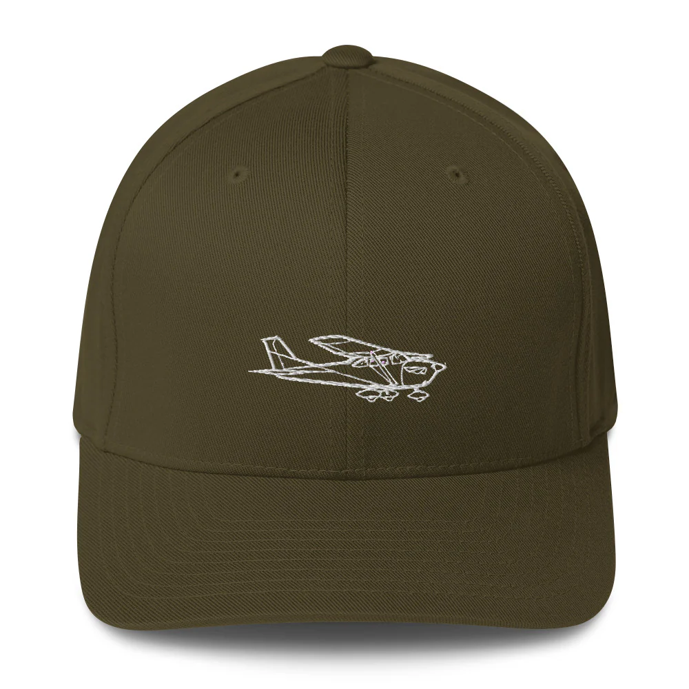 Cessna Skyhawk C-172 Embroidered Hat - Image 7