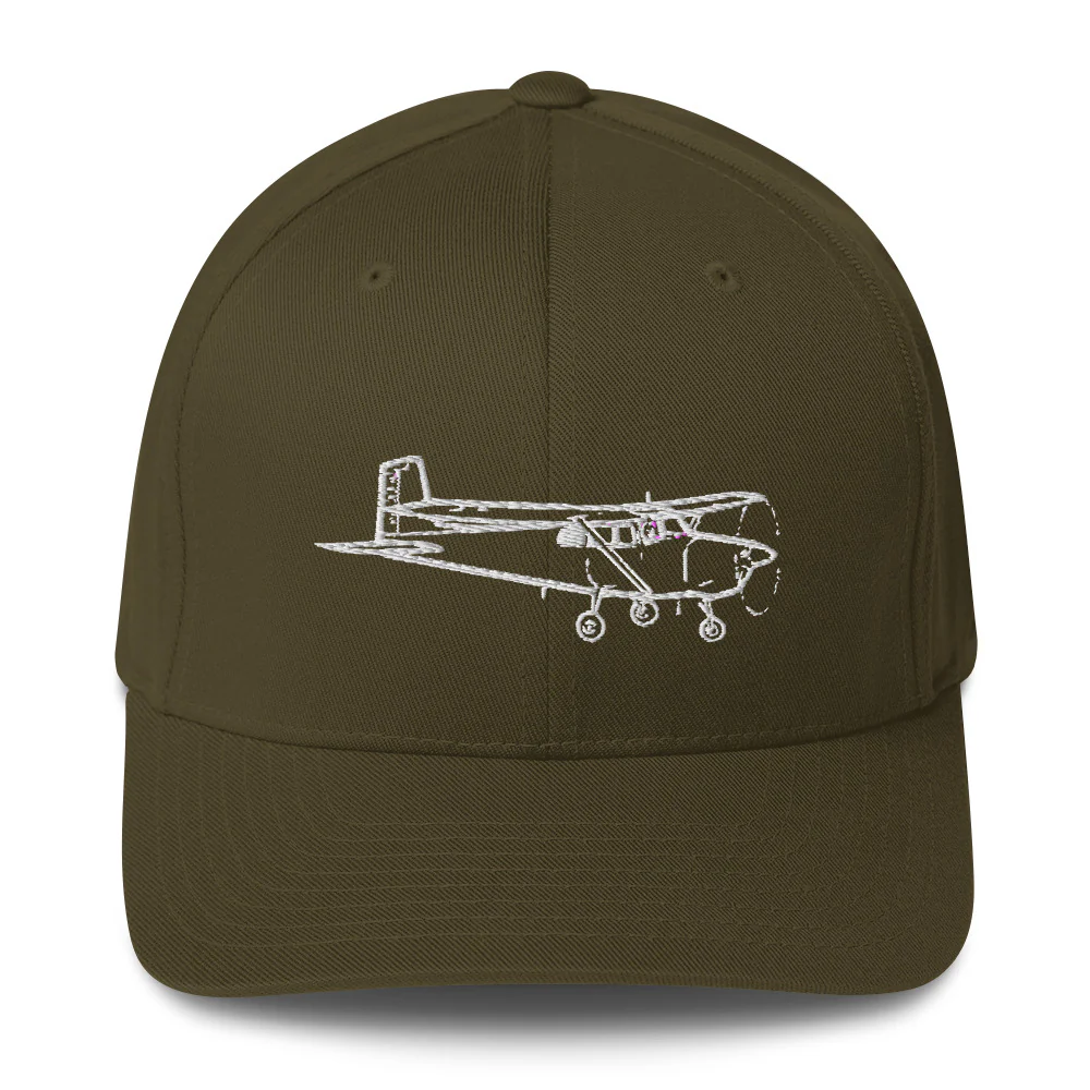 Cessna Skyhawk C-172 embroidery Hat - Image 4