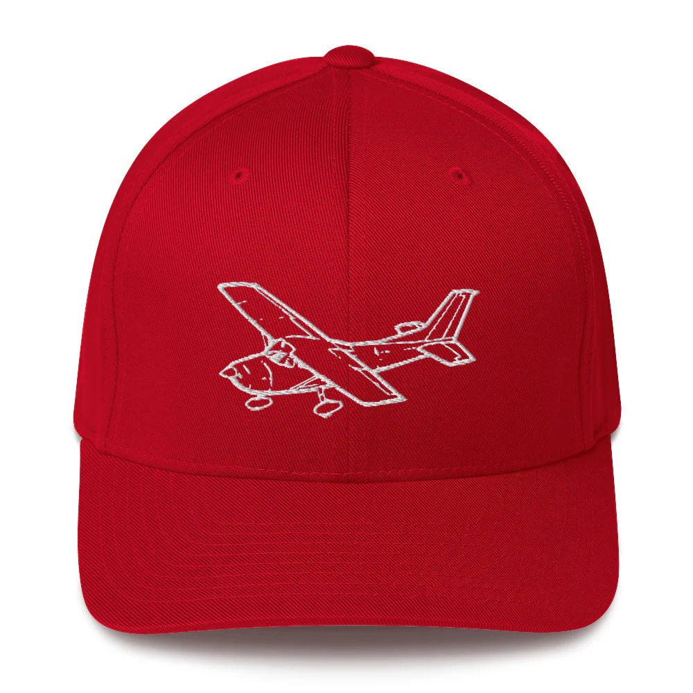 Cessna Skylane C-182 2 Embroidered Hat - Image 5