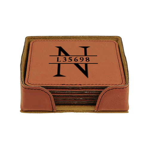 Custom Square Coaster Set - Image 3