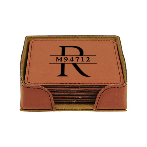 Custom Square Coaster Set - Image 4