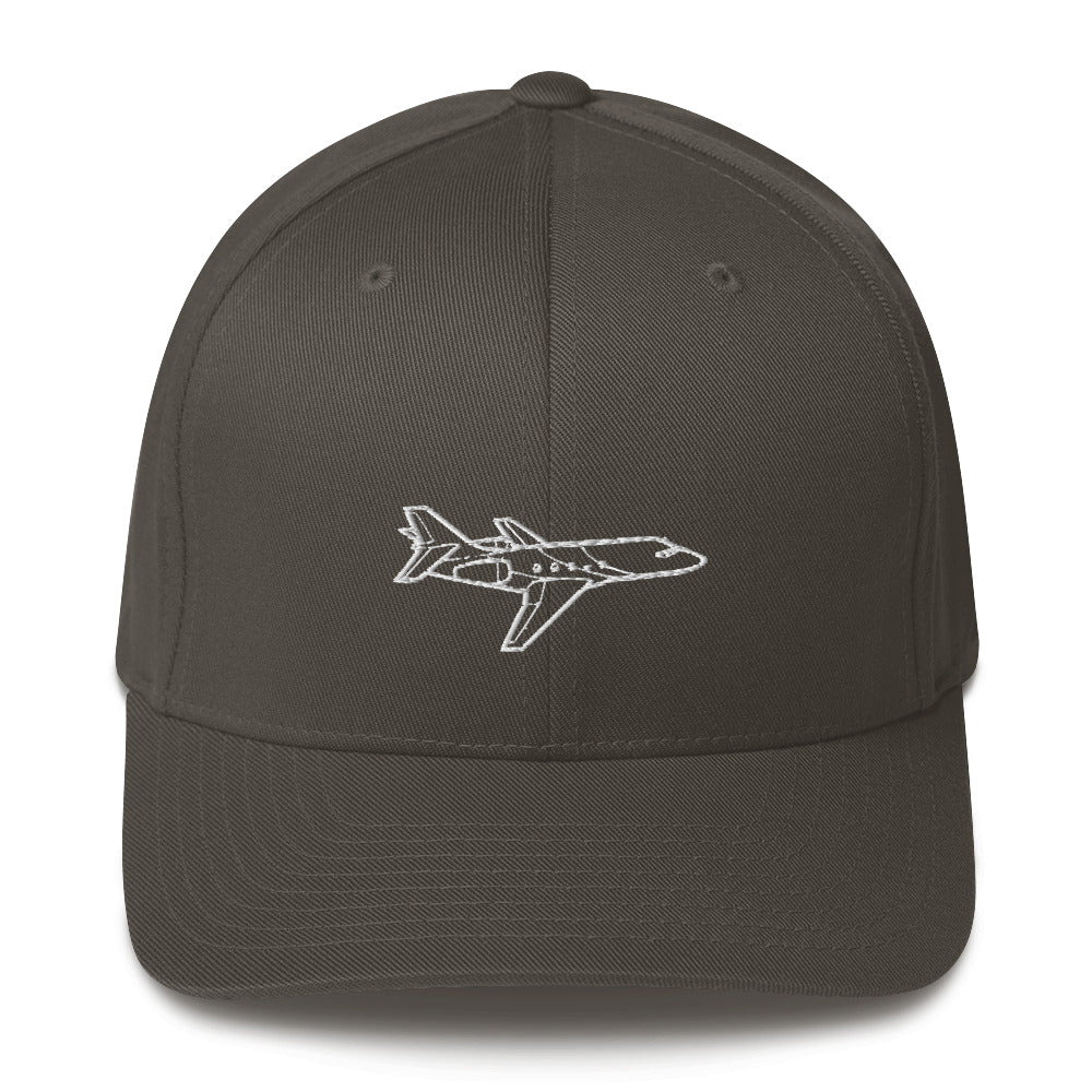Dassault Falcon 20 Business Jet Embroidered Hat - Image 5