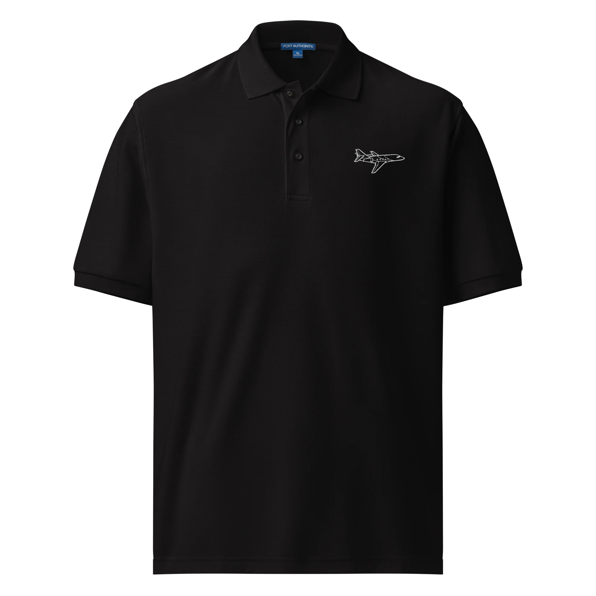 Dassault Falcon 20 Business Jet Embroidered Polo - Image 2
