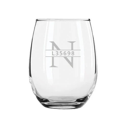 Engraved Stemless Wine Glass - Image 3