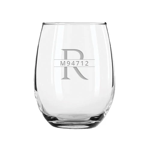 Engraved Stemless Wine Glass - Image 4