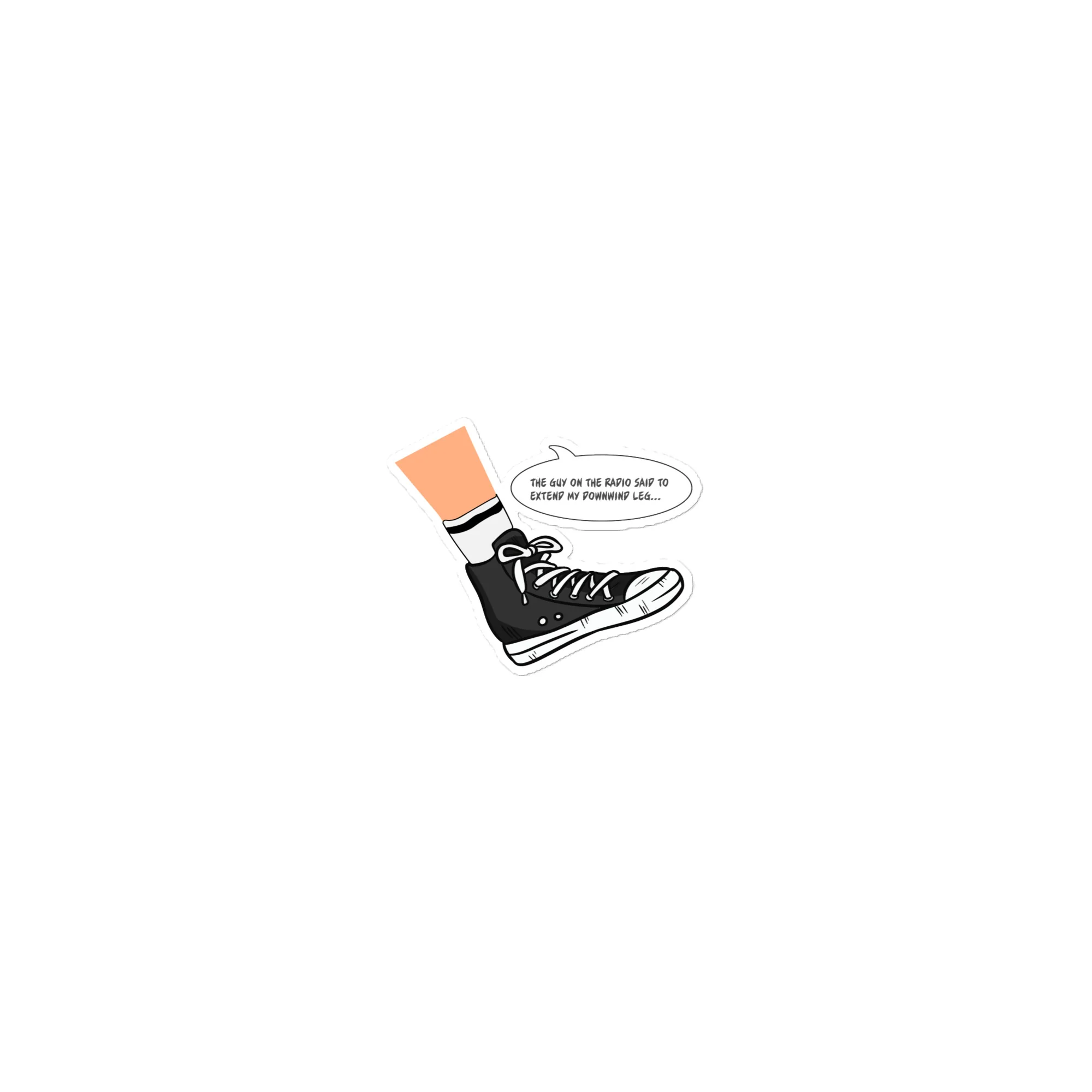 Extend your Downwind Leg Sticker