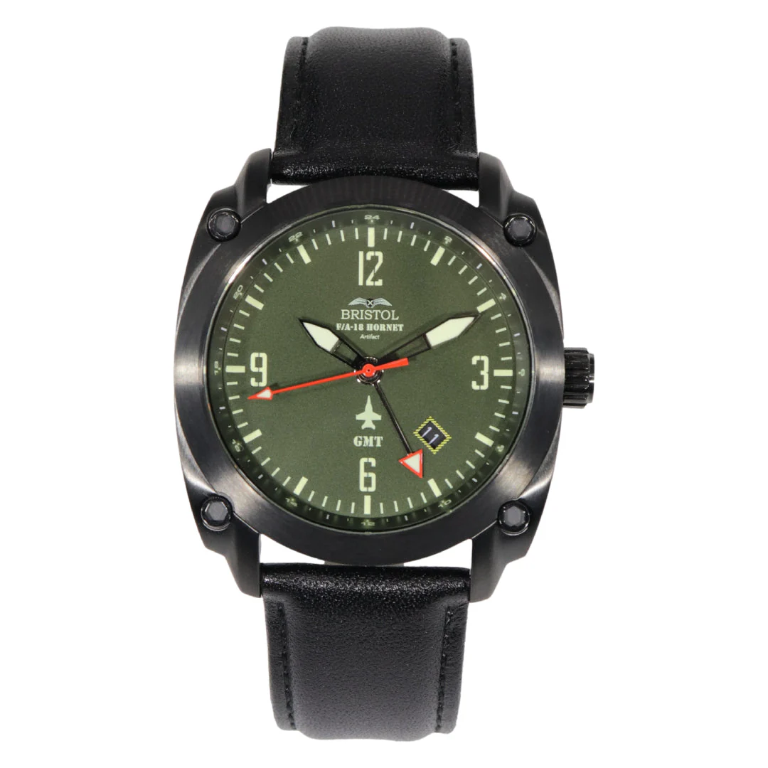 F-18 Hornet Tribute Watch - Dark Green Dial