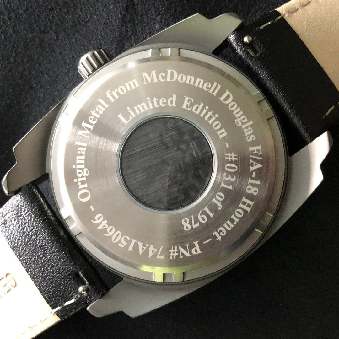 F-18 Hornet Tribute Watch - Dark Green Dial - Image 2
