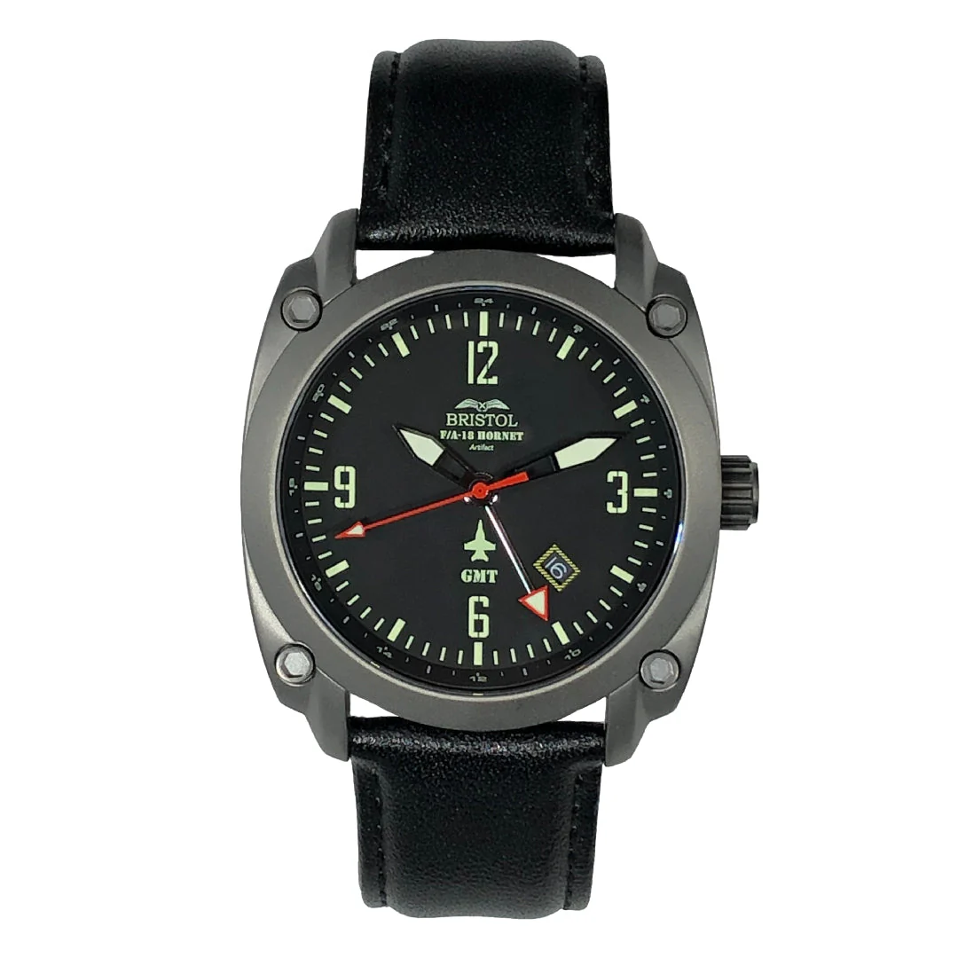 F-18 Hornet Tribute Watch - Black Dial
