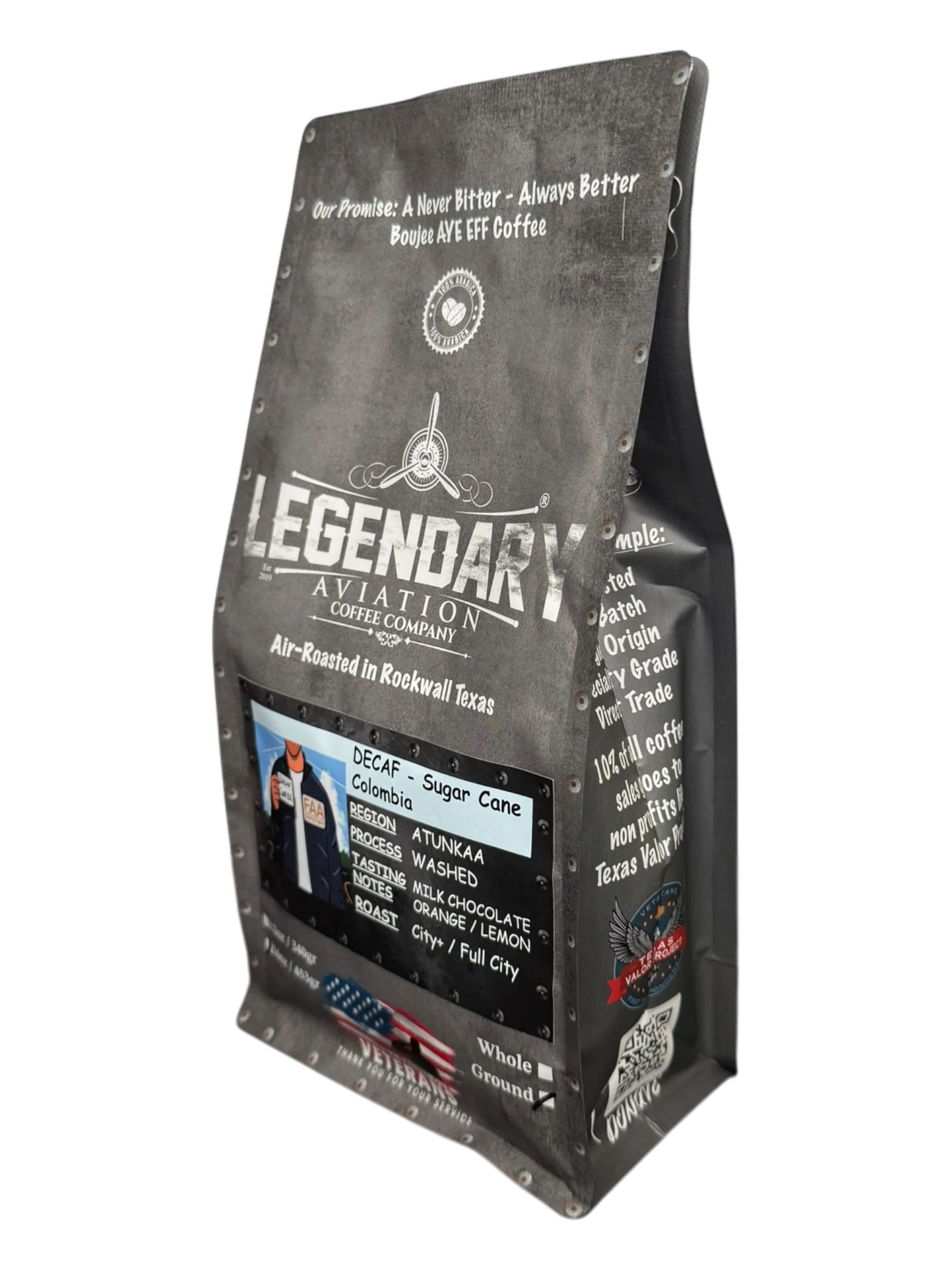 FAA Agent DECAF Colombian Coffee - Image 3