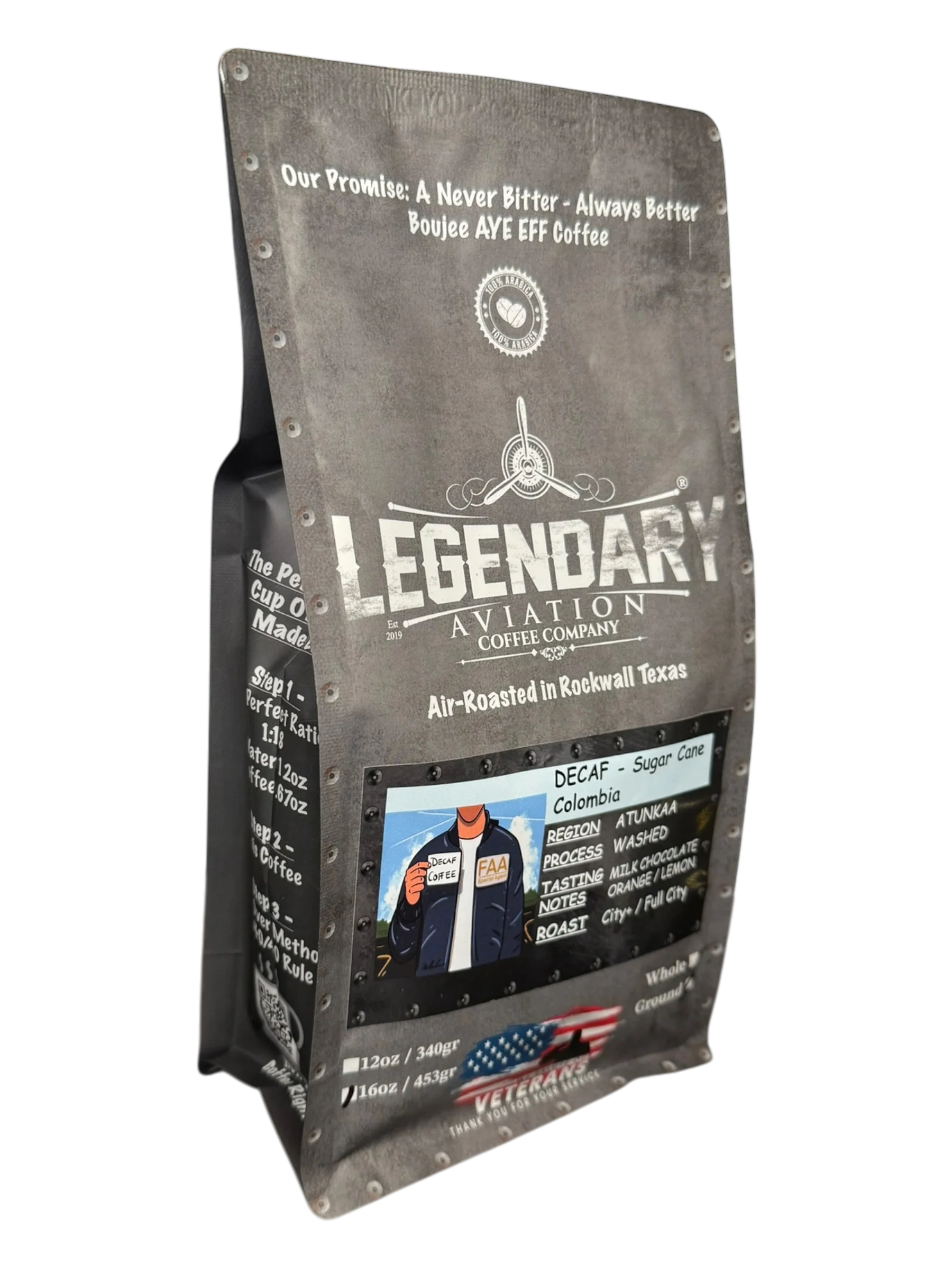FAA Agent DECAF Colombian Coffee - Image 4