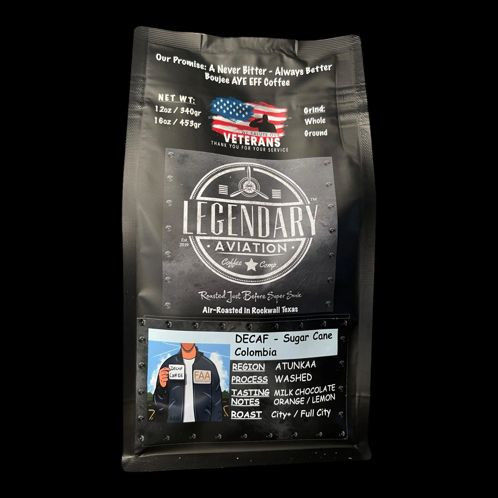 FAA Agent DECAF Colombian Coffee - Image 5