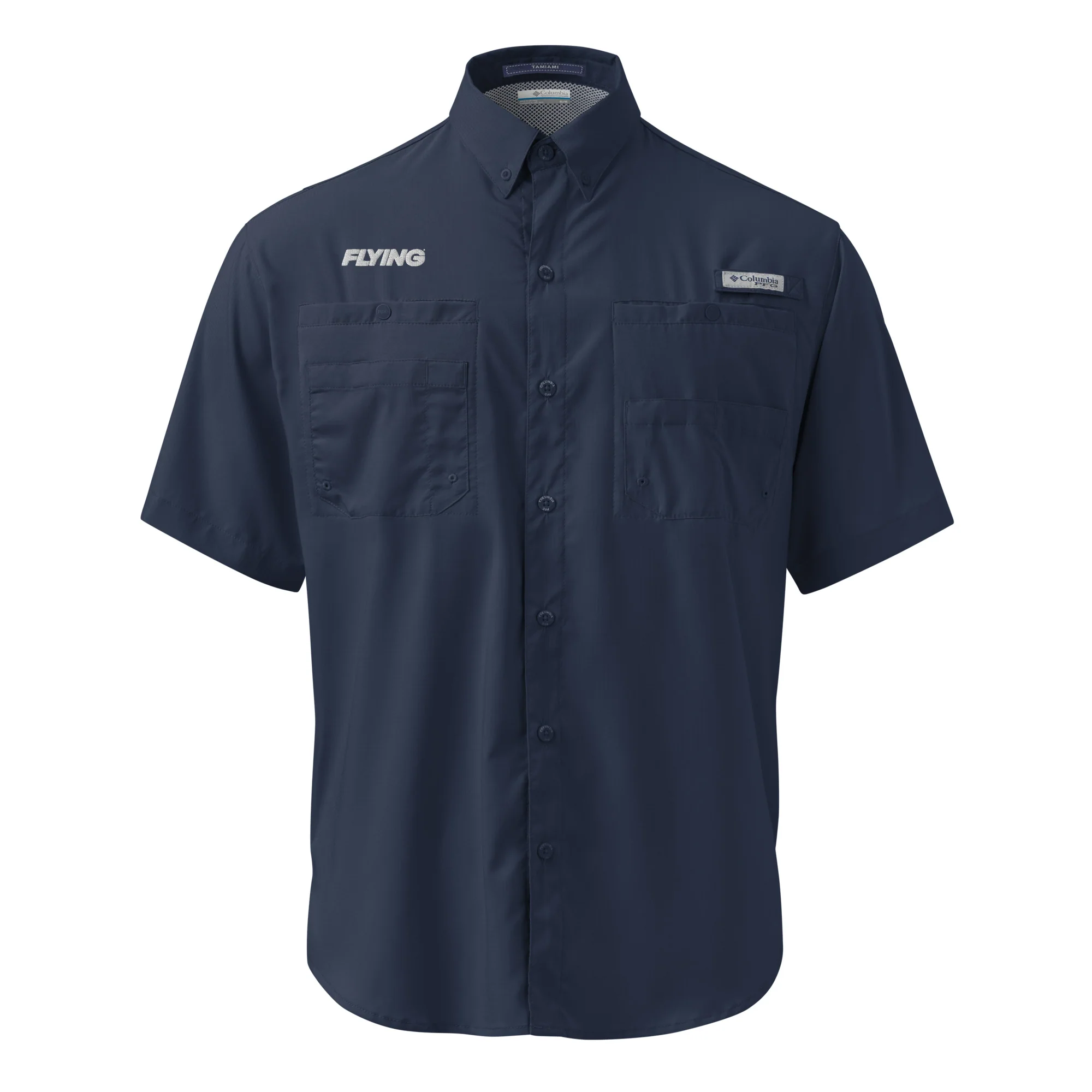 FLYING Men’s Columbia Short Sleeve Button Shirt - Image 2