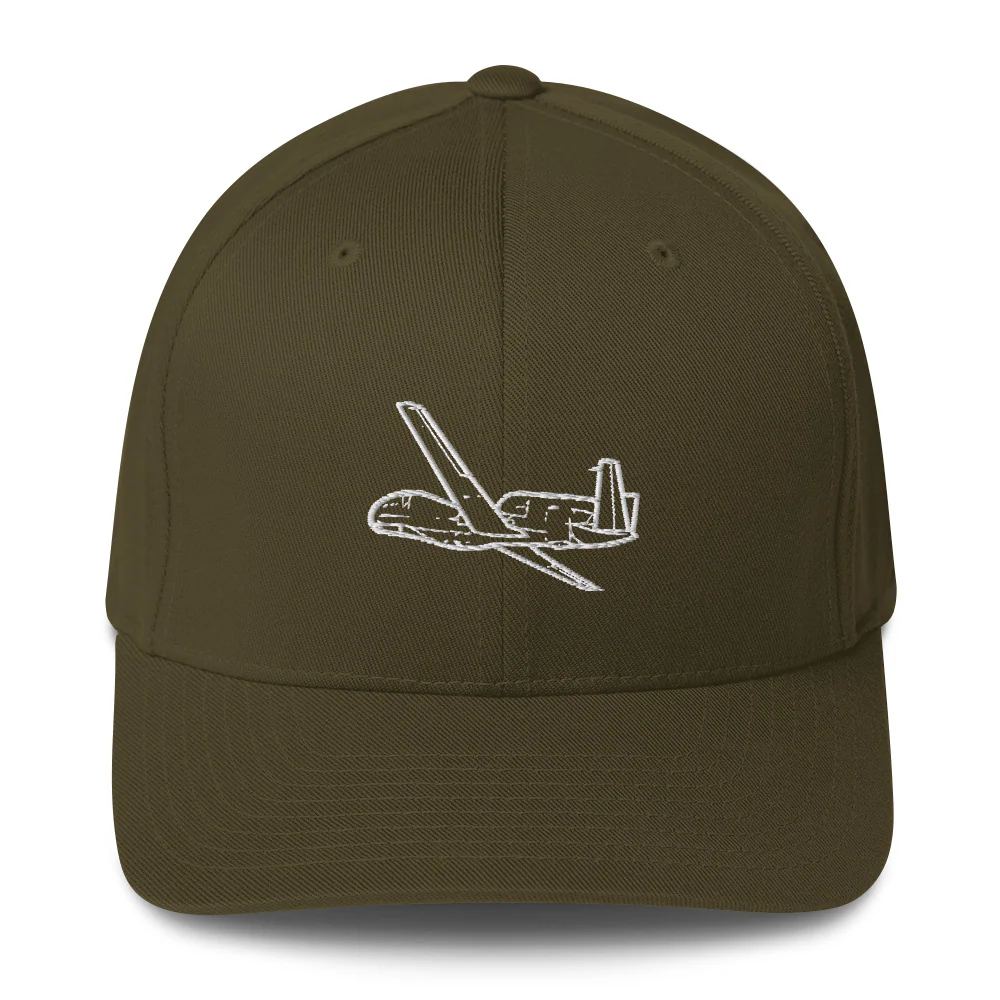 Global Hawk High-Altitude UAV 2 Embroidered Hat - Image 4