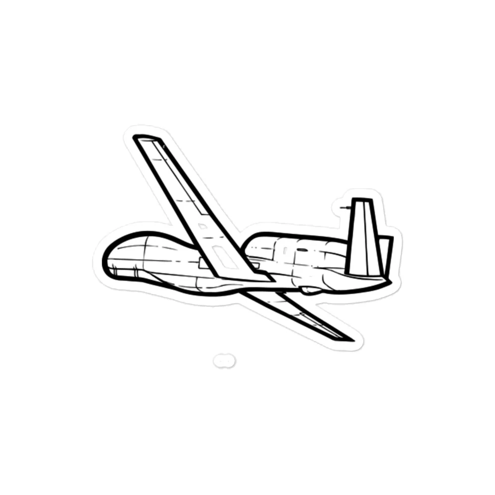 Global Hawk High-Altitude UAV 2 Stickers - Image 2